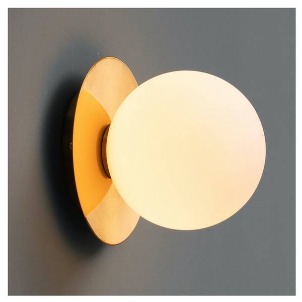 Wandleuchte Fonzo Gold - Metall - 15 x 17 x 18 cm