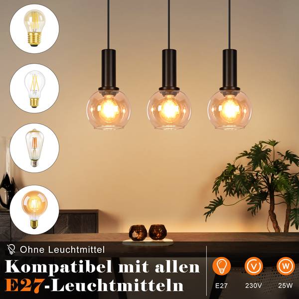 Hängelampe HSDSA Tiefe: 10 cm