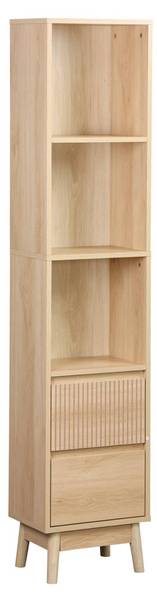 Hochschrank Linear Beige - Holzwerkstoff - 25 x 167 x 35 cm