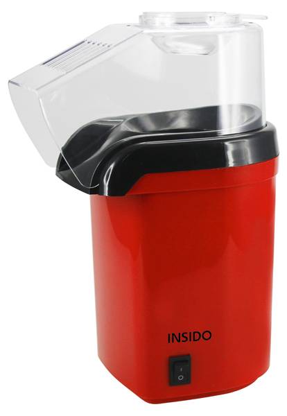 Popcornmaker JAN Schwarz - Rot - Kunststoff - 12 x 26 x 18 cm
