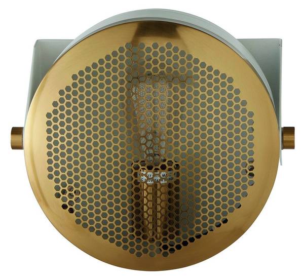 Wandleuchte SONIK Gold - Metall - 14 x 22 x 25 cm