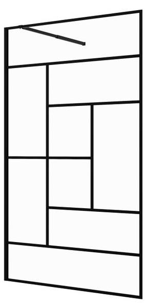 Duschwand SEFANA II Tiefe: 120 cm