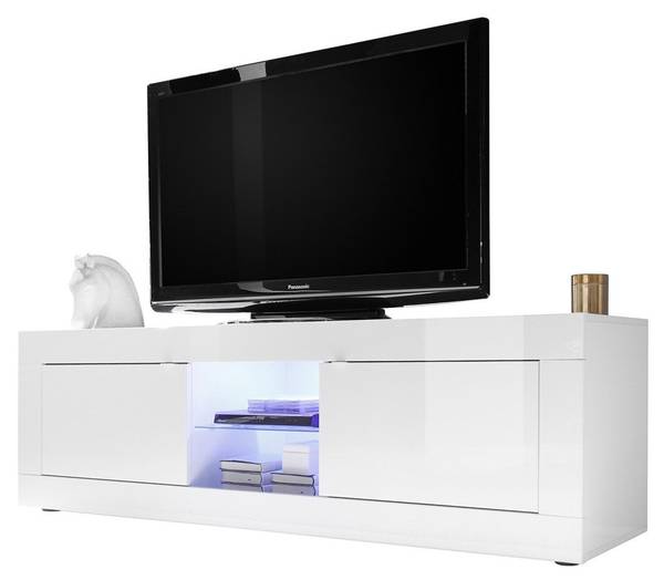 TV-Möbel INITIAL Weiß - Holzwerkstoff - 43 x 56 x 180 cm