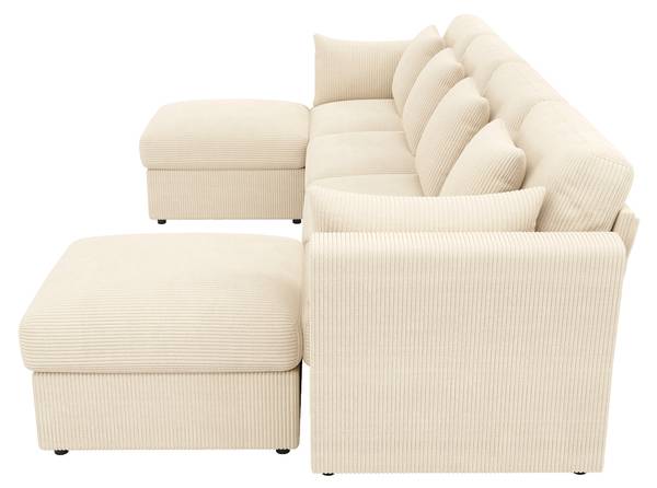 Ecksofa WoodyCHANGE Beige