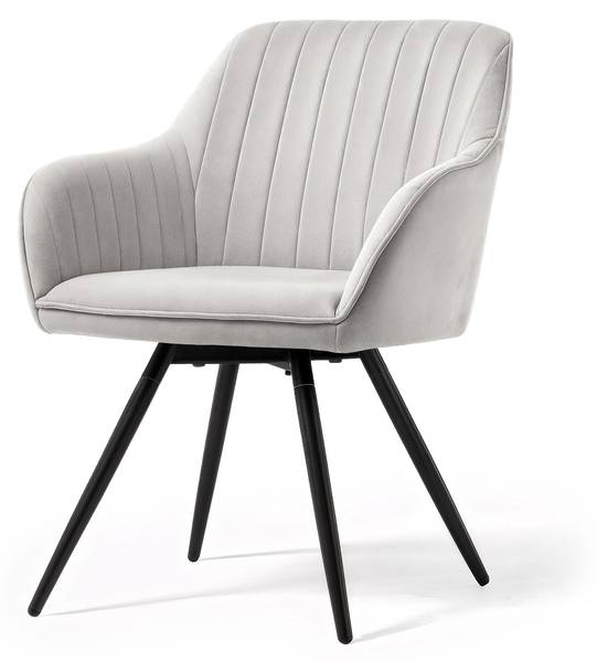 CHAISE TURNO Lot de 2 Gris
