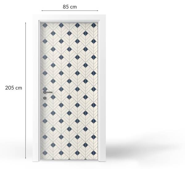 Aufkleber Rhythmische Struktur Breite: 85 cm