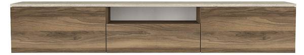 TV-Hängeschrank LOTULA Beige - Braun - Holz teilmassiv - 180 x 32 x 30 cm
