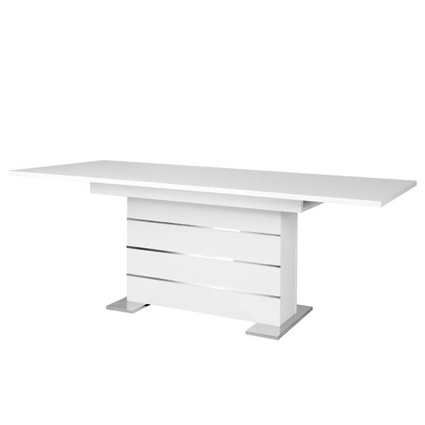 Table extensible 6-8 personnes - Rectang Blanc