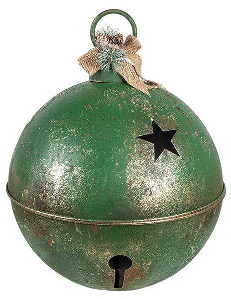 Weihnachtskugel Xmas 47326 Grün - Metall - 41 x 52 x 41 cm