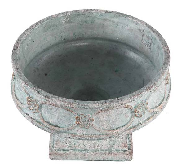 Blumentopf Artas Blau - Naturfaser - 32 x 32 x 32 cm