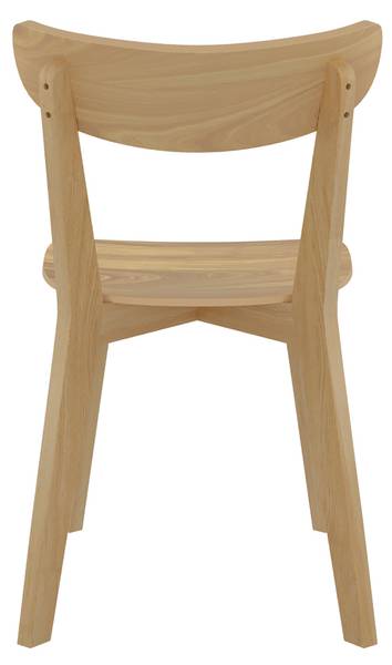 Chaise Tabata (Lot de 2) Marron - Bois massif - 48 x 81 x 55 cm