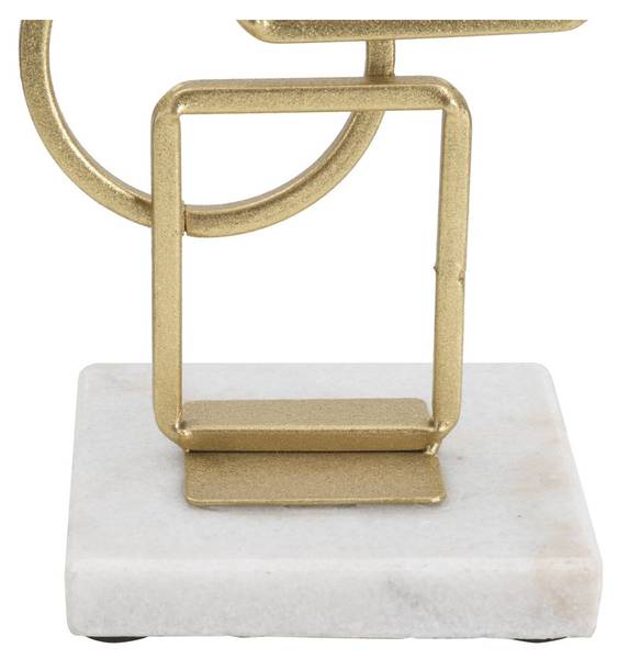 Kerzenständer VKH343 Gold - Metall - 13 x 32 x 10 cm