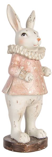 Dekorationsfigur Kaninchen Easter&Awson Beige - Kunststoff - 10 x 29 x 11 cm