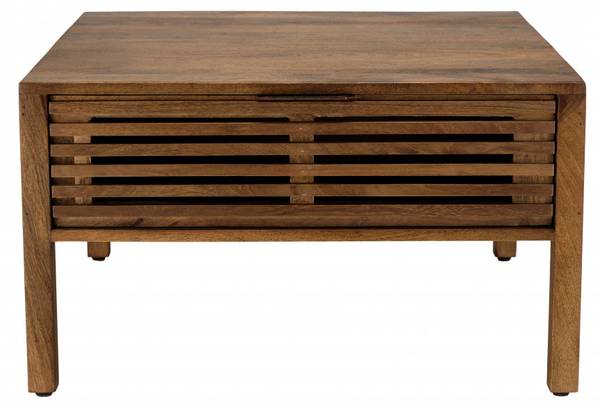 Couchtische ALIX Braun - Holz teilmassiv - 70 x 41 x 70 cm
