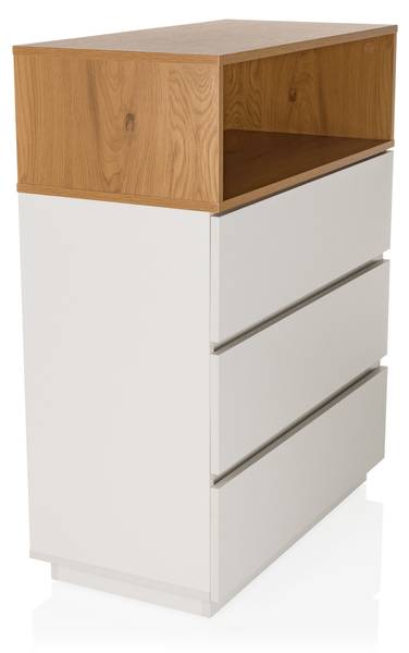 Kommode MELMO K Braun - Holzwerkstoff - 40 x 100 x 80 cm