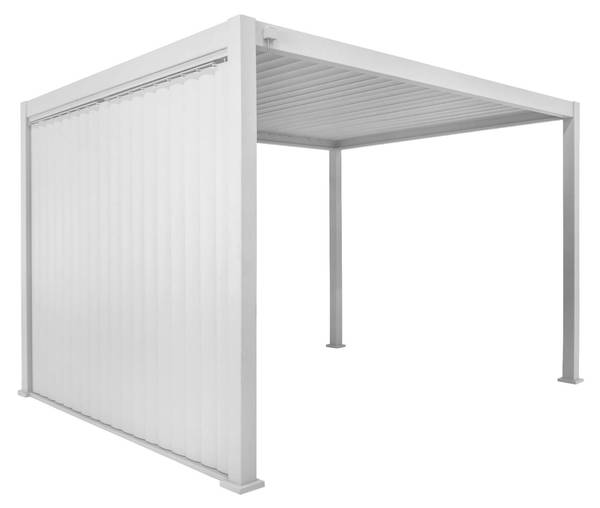 Paneel Triomphe Weiß - Metall - 10 x 231 x 278 cm