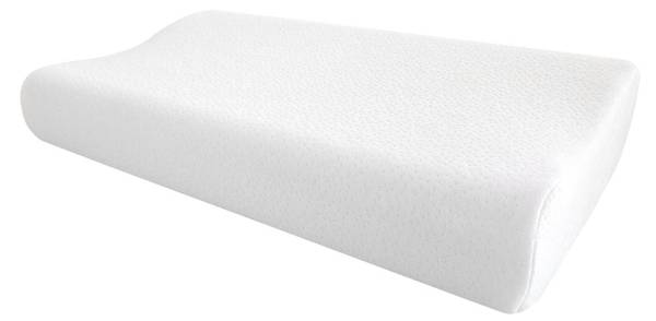 Kopfkissen SLEEPY Weiß - Textil - 50 x 10 x 30 cm