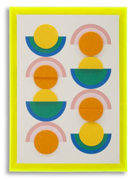 Schilderij op canvas Pop Art B deels massief hout - 50 x 70 x 3 cm