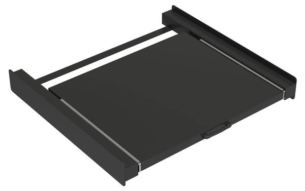 Zwischenbaurahmen Waschmaschine Connect Schwarz - Metall - 60 x 8 x 54 cm