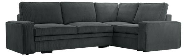 Ecksofa FJORDI Dunkelgrau