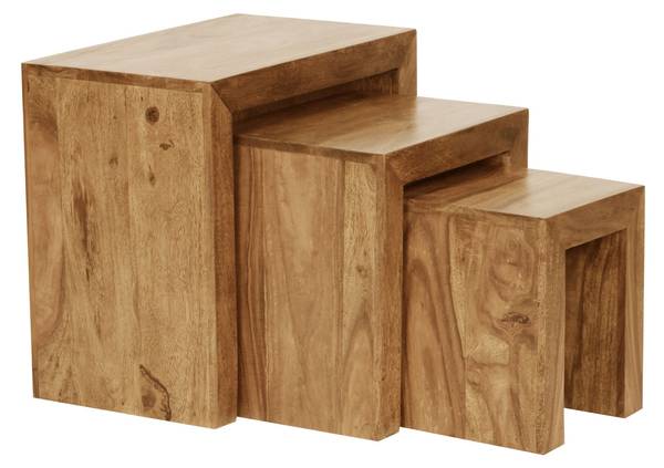 Satztisch NAKO 3er-Set Beige
