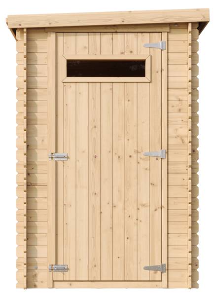 Gartenhaus mit Boden M306A+M306G Beige - Fichte - 130 x 190 x 235 cm