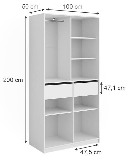 Kleiderschrank Elmo 50196 kaufen | home24