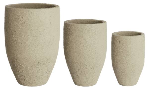 Topf SIROLO Grau - Metall - 52 x 71 x 52 cm