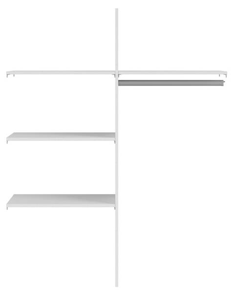 Regal Pont Weiß - Holzwerkstoff - 118 x 148 x 48 cm