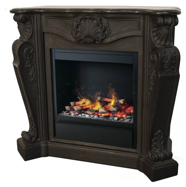 Wasserdampf-Kamin Louis EAL-B Anthrazit