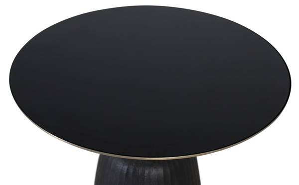 Table à manger 1635 Doré - Métal - 76 x 44 x 76 cm