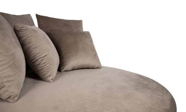 Sessel FAYEN Beige - Samt - 121 x 68 x 121 cm