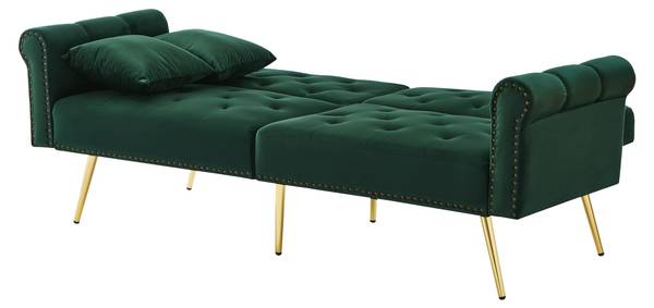 2-Sitzer-Schlafsofa Lelantos Ⅲ Grün