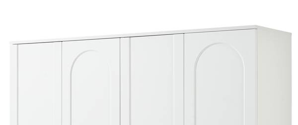 Sideboard O3110 Weiß - Holzwerkstoff - 140 x 80 x 42 cm