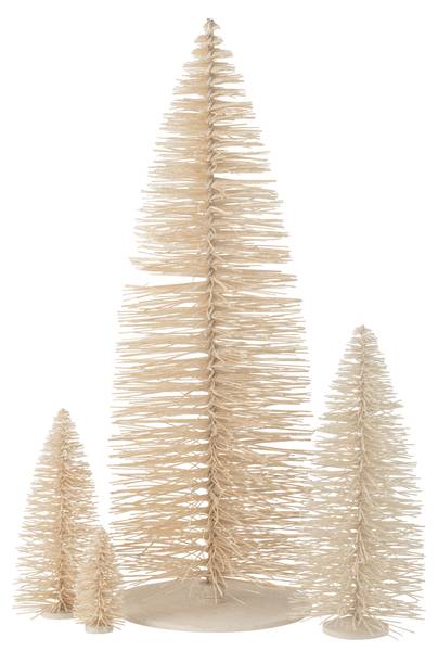 Dekobaum IVR Dreams Weiß - Massivholz - 50 x 140 x 50 cm
