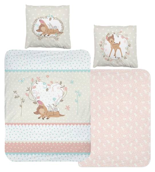 Bettwäsche Disney's Bambi Textil - 135 x 200 x 1 cm
