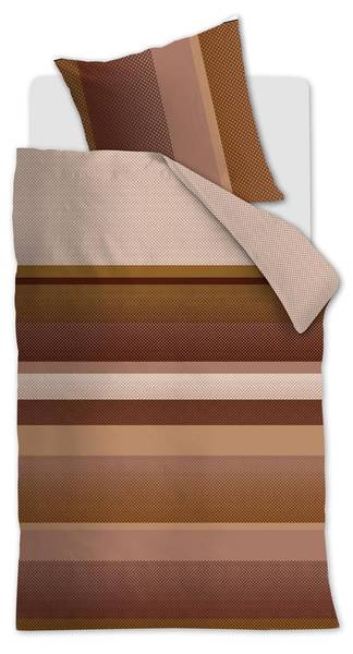 Bettwäsche Rhys 2-teilig Rot - 155 x 220 cm