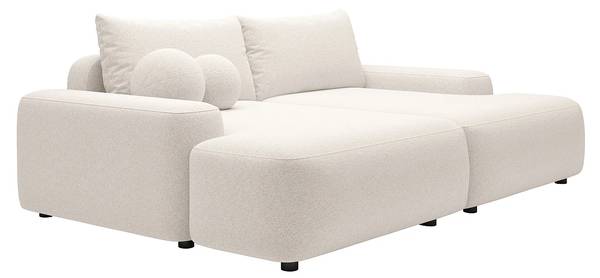 Sofa ohne Schlafmöglichkeit DAVISO Weiß - Textil - 164 x 87 x 232 cm