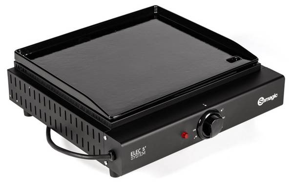 Plancha OLIANA Schwarz - Metall - 49 x 17 x 53 cm