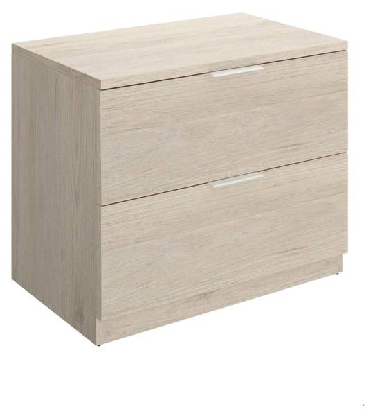 Nachttisch Cervinara Braun - Holzwerkstoff - 34 x 46 x 50 cm