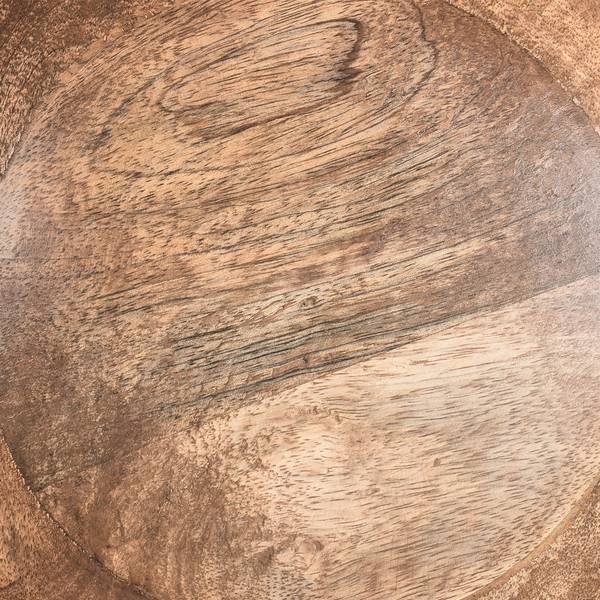 Dekoschale SOHAG 2-tlg Braun - Massivholz - 30 x 10 x 30 cm