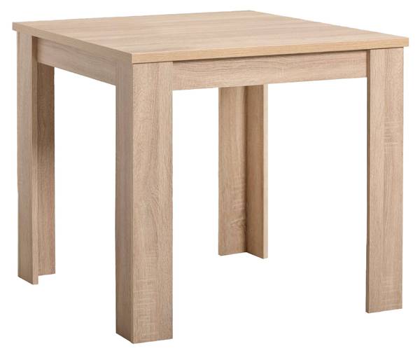 Essgruppe 2757 Braun - Grau - Samt - 80 x 88 x 80 cm