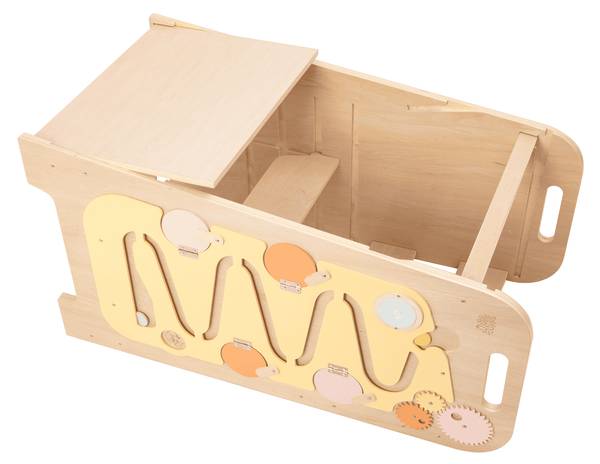 Lernturm Play 5-in-1 mit 4 Positionen Gelb