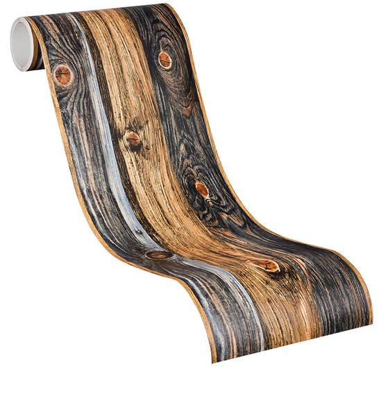 Bordüre 4365 selbstklebend modern Design Beige - Braun - Grau - Papier - 17 x 500 x 1 cm