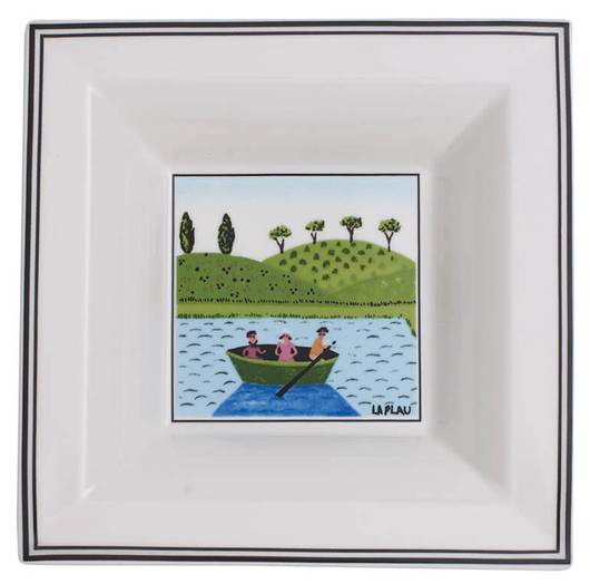 Servierschale Design Naif Gifts Porzellan - 14 x 3 x 14 cm