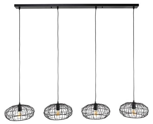 Hängelampe LIMEIRA Schwarz - Metall - 170 x 150 x 34 cm