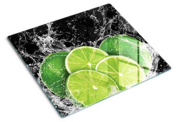 Schneidebrett Hydro Grün - Glas - 60 x 52 x 1 cm