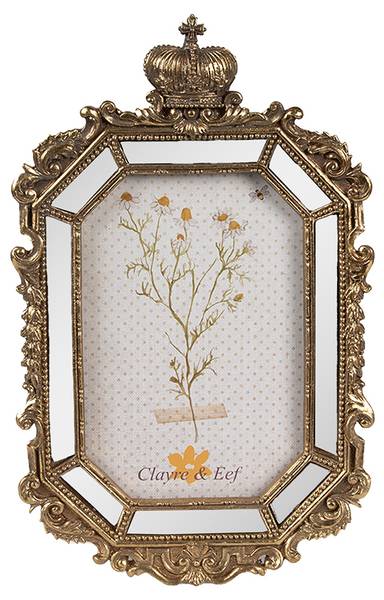 Bilderrahmen Ikoleta&Chic Gold - Kunststoff - 3 x 24 x 15 cm