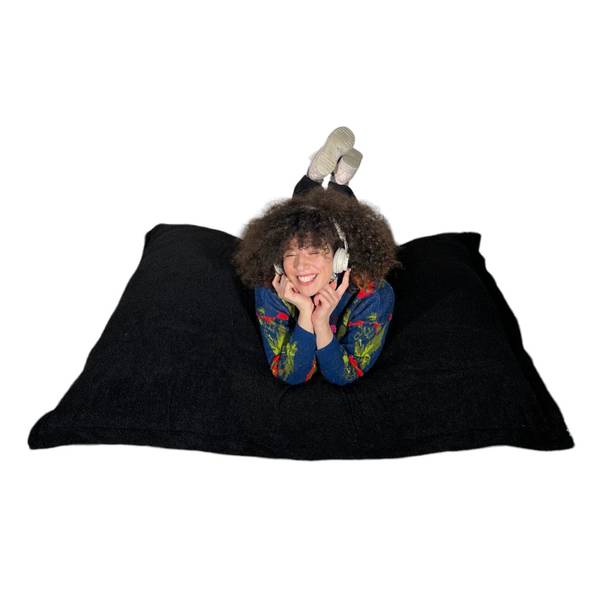 Sitzsack BOUCLESTOFF Schwarz