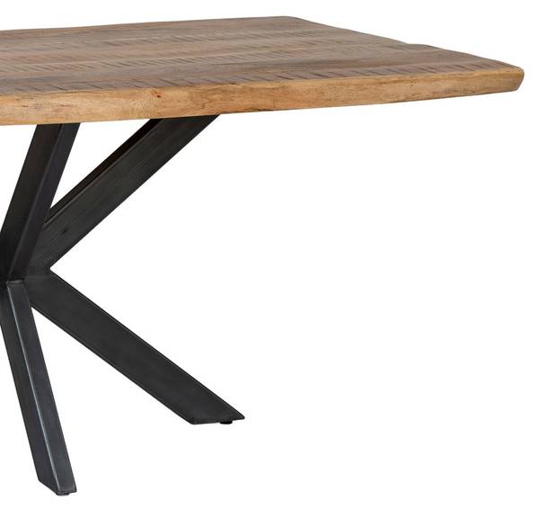 Esstisch 8434523366046 Braun - Massivholz - 180 x 76 x 90 cm